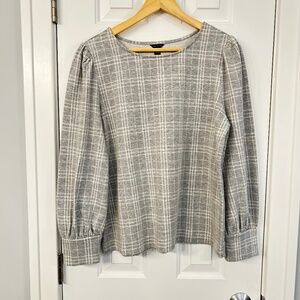 Ann Taylor gray play sweatshirt, professional, size large